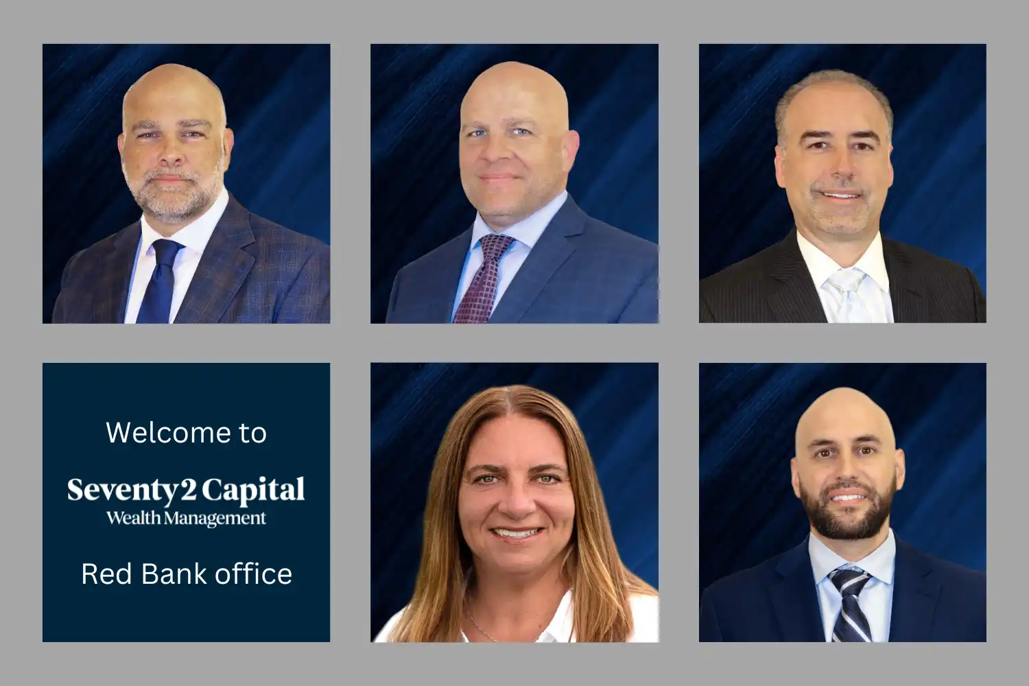Seventy2 Capital expands in Red Bank, NJ with the addition of Brent McTaggart, Jason McTaggart, and John Busco, Executive Vice Presidents
